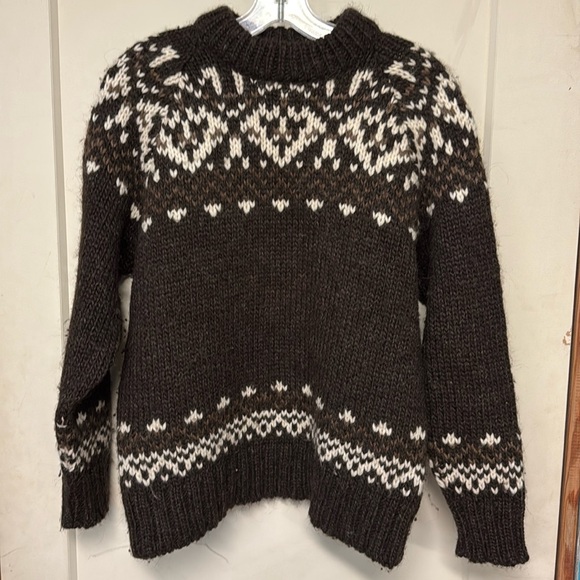 Vintage Tundra Scandinavian 100% Virgin Wool Sweater - Picture 1 of 5